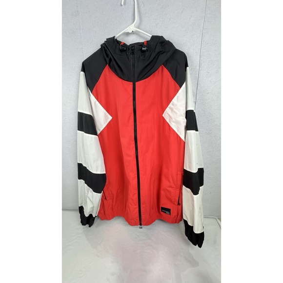 adidas Other - Vintage Adidas Equipment Jacket Men Large Dual Zip Windbreaker Cal Surf